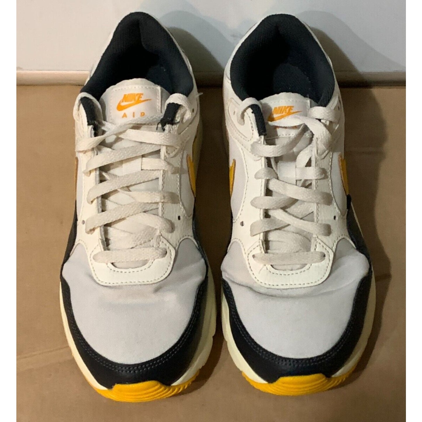 Nike Air Max SC Sail University Gold Sail Shoes Dark Blue Mens Sz 8.5