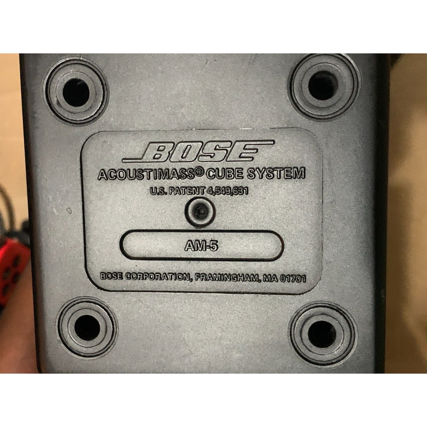 Bose AM-5 Acoustimass Double Cube System Direct Reflect Speakers Pair
