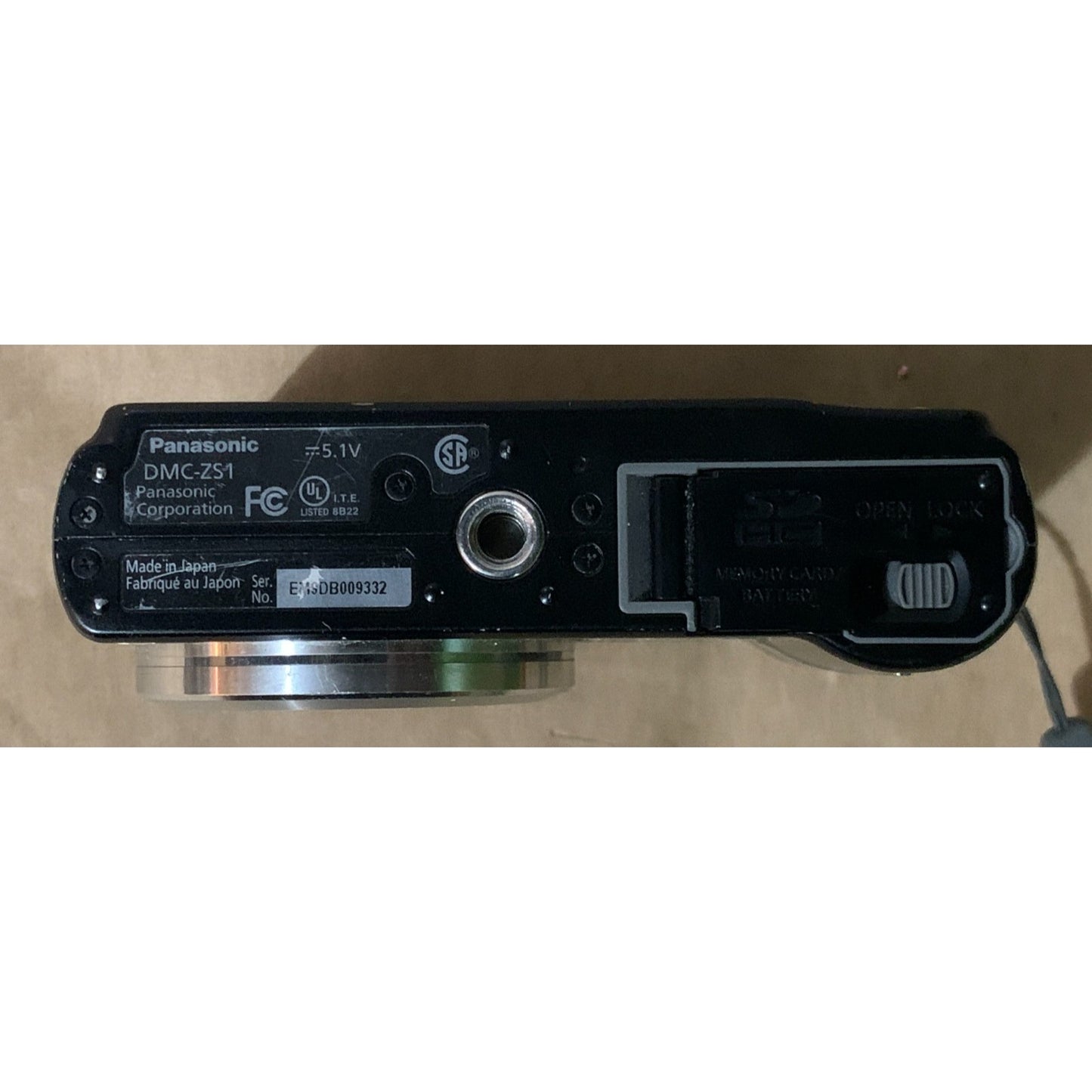 Panasonic LUMIX DMC-ZS1 12X Zoom Digital Camera Black