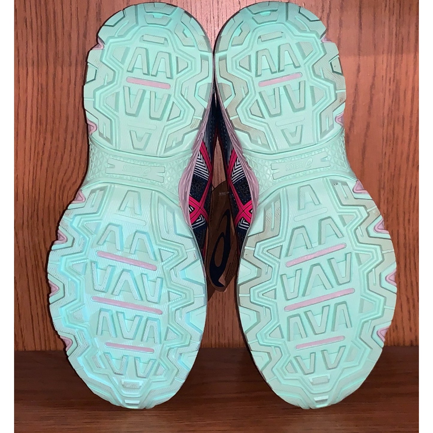 Asics Gel-Venture 8 Trail Running Shoes Sneakers Women's Size 6 Blue Pink