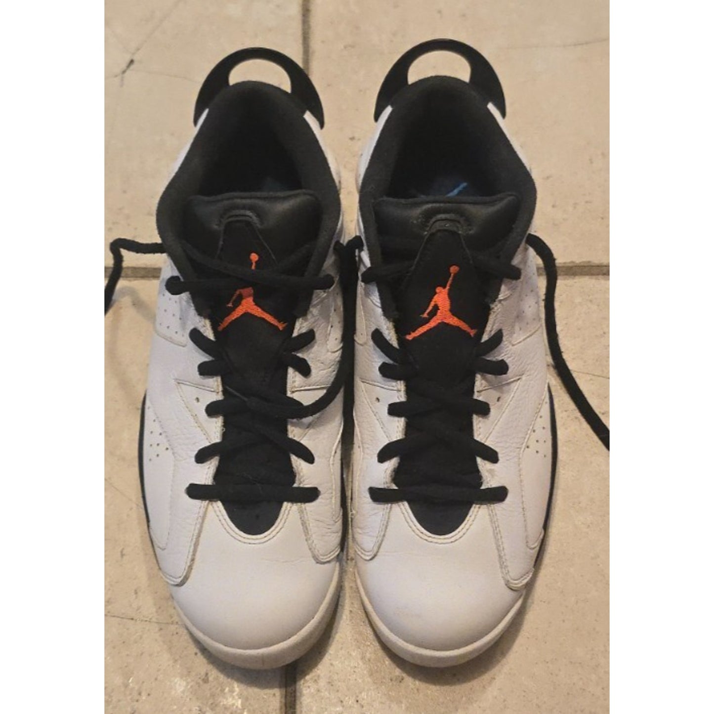 Jordan 6 Retro Low - White/Infrared 23-Black - 304401-123 - Men’s size 12