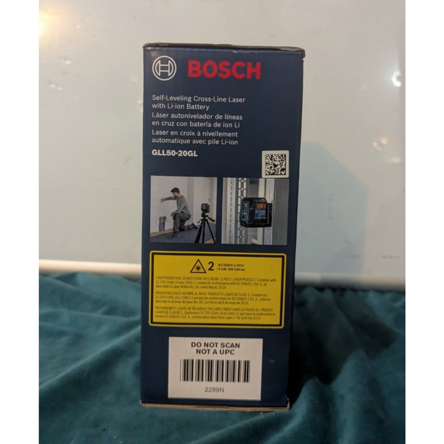 Bosch Rechargeable Self-Leveling Cross-Line Laser Level GLL50-20GL