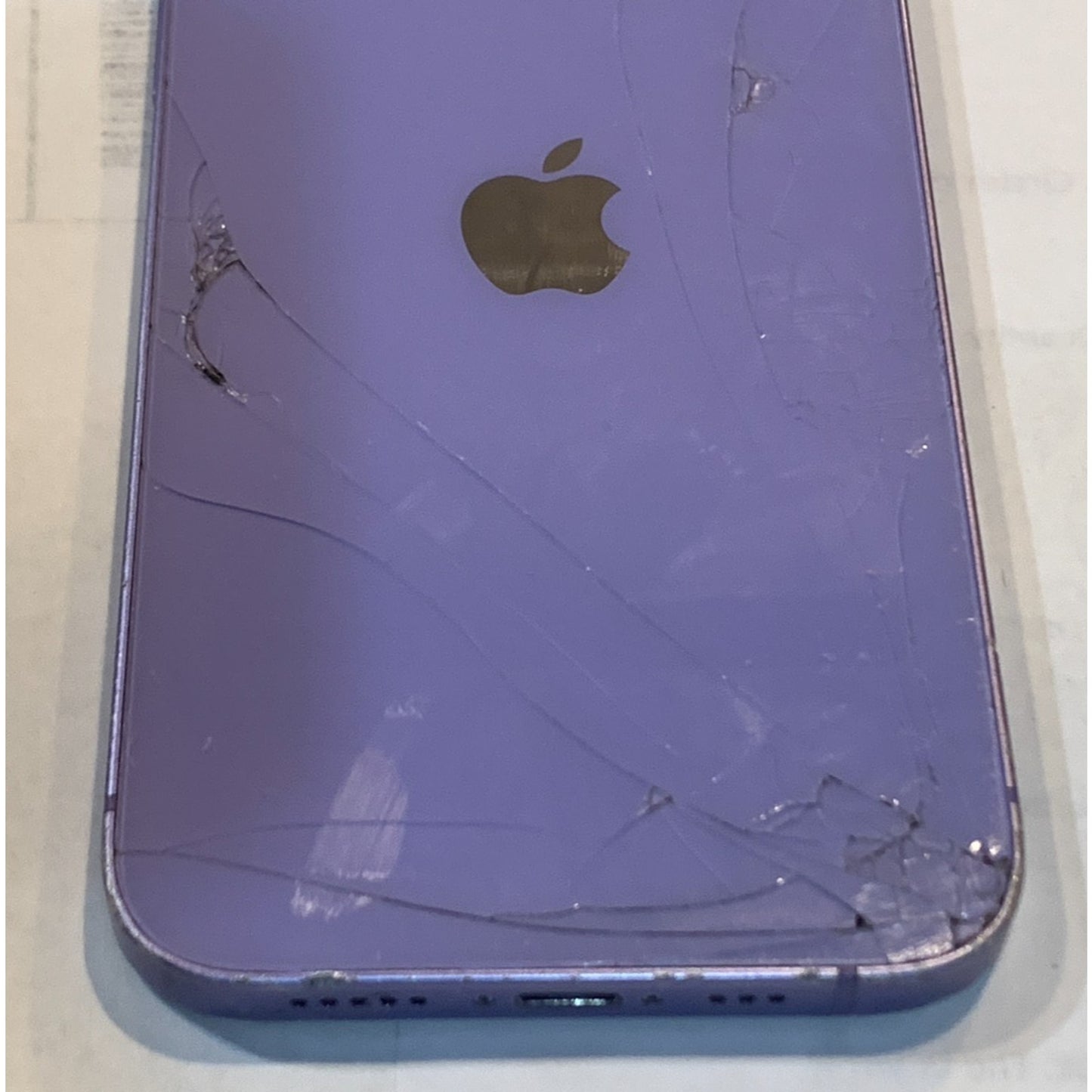 Apple iPhone 12 128GB Unlocked Purple (Back Cracked/ Screen replaced!)