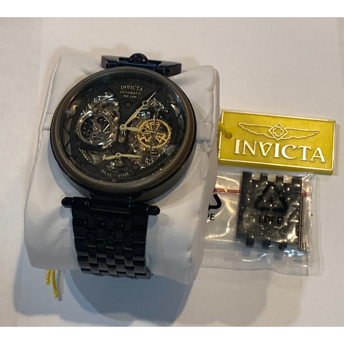Invicta Objet D Art 38327 46mm Automatic Skeleton Dial Watch