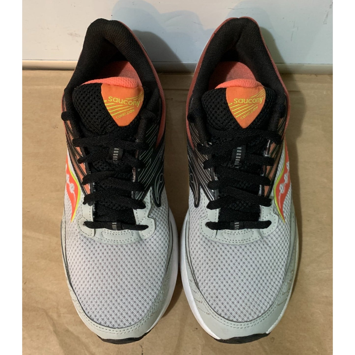 Saucony Womens Cohesion 15 S10701-16 Gray Running Shoes Sneakers Size 9