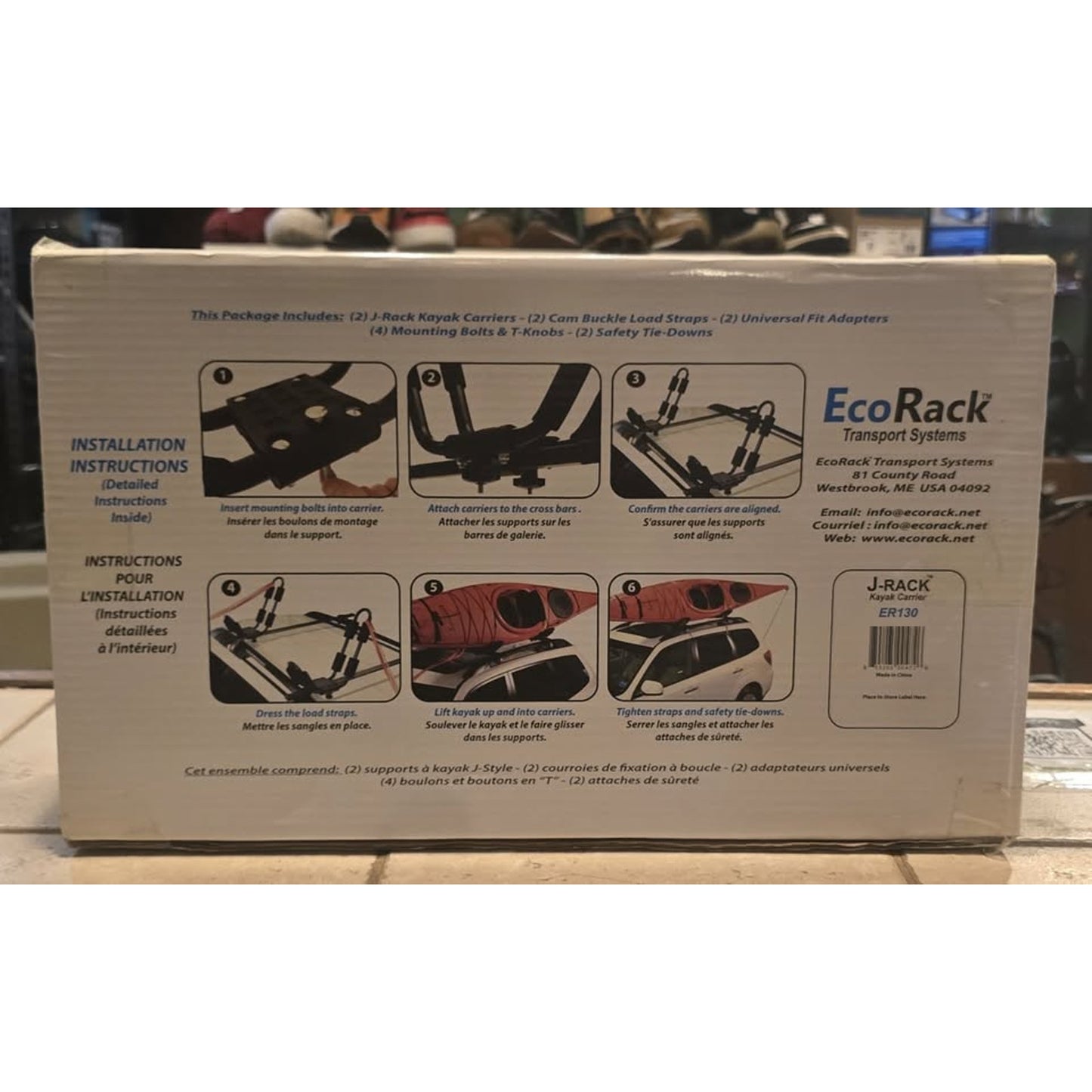 Ecorack J-Rack Kayak Carrier