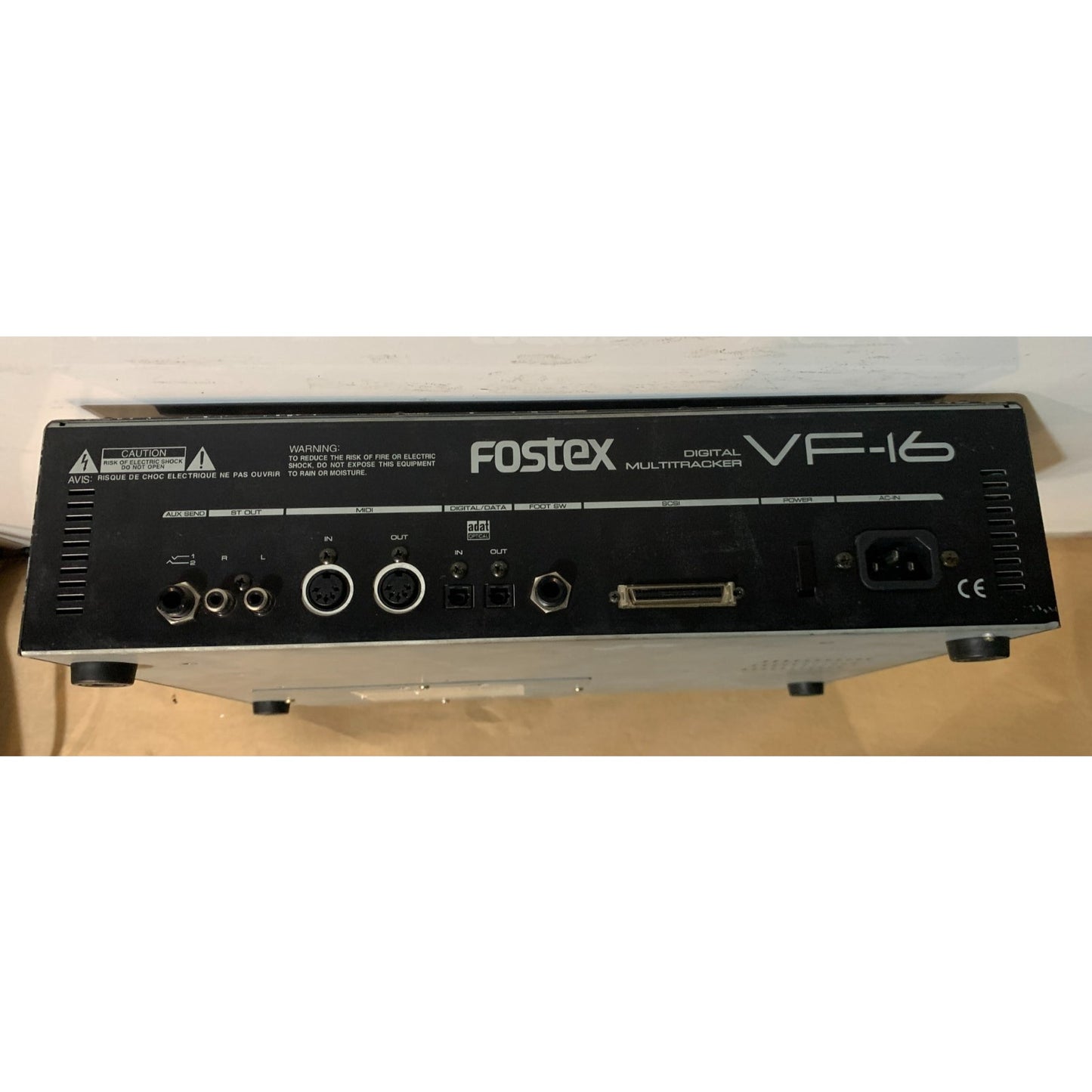 FOSTEX VF-16 DIGITAL MULTITRACKER RECORDER PROCESSOR MIXER