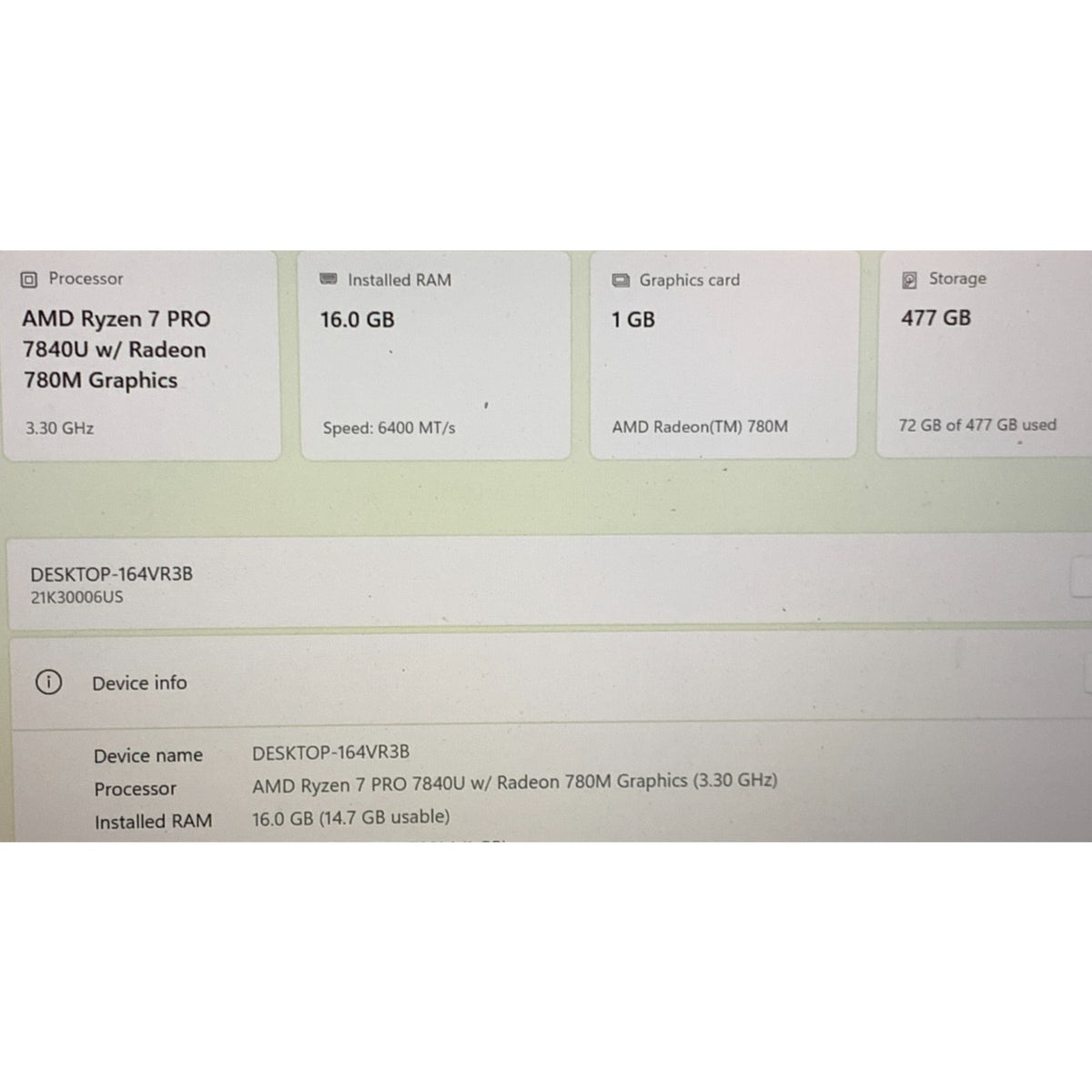 Lenovo ThinkPad T14s Gen 4 AMD | Ryzen 7 PRO | 16GB | 512GB Touch