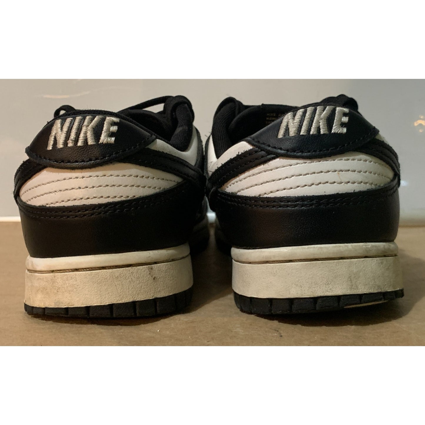 Nike Size 8 Panda Mens Dunk Low Black White - DD1391-100