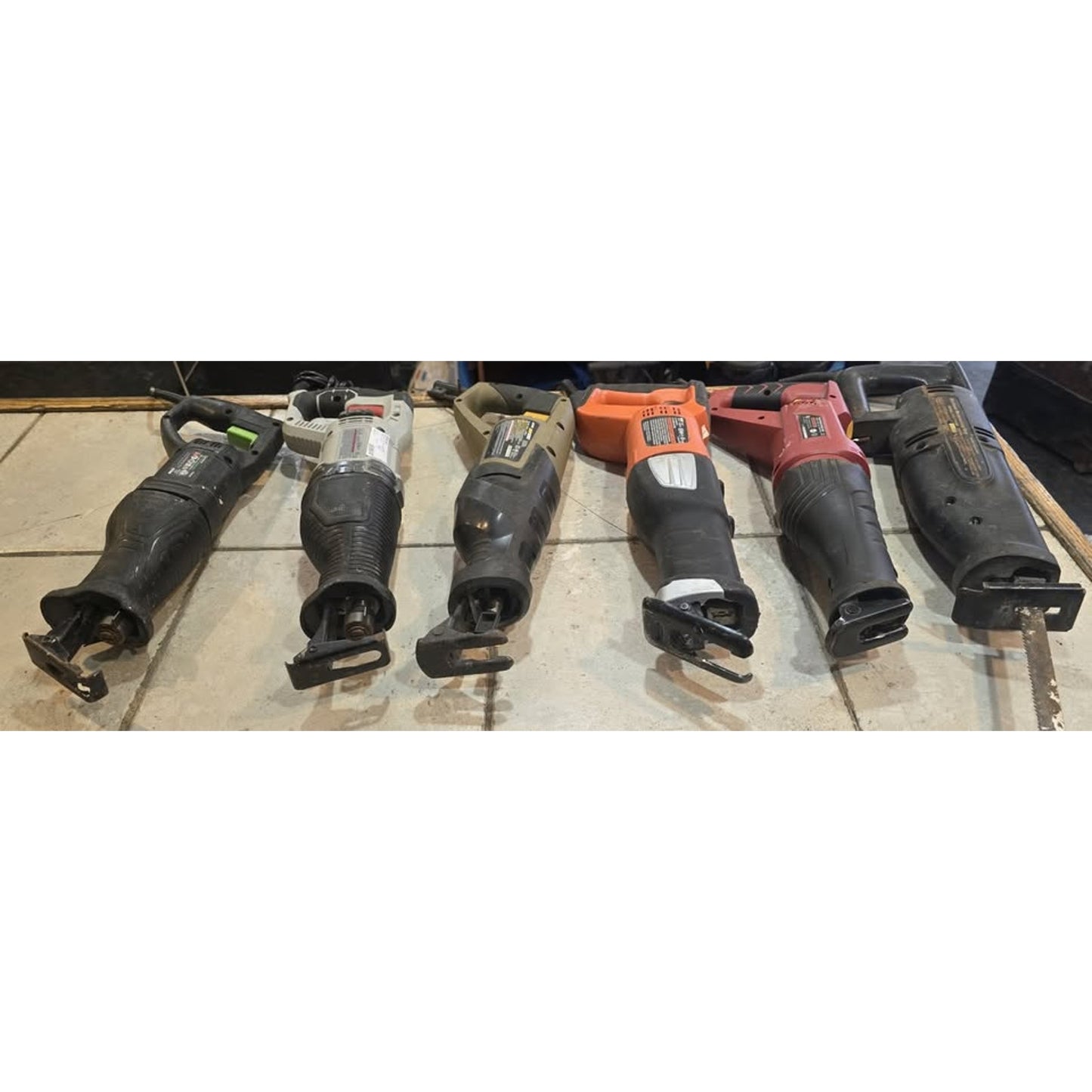 Assorted Lot of Corded Reciprocated Saw ($15 Each)