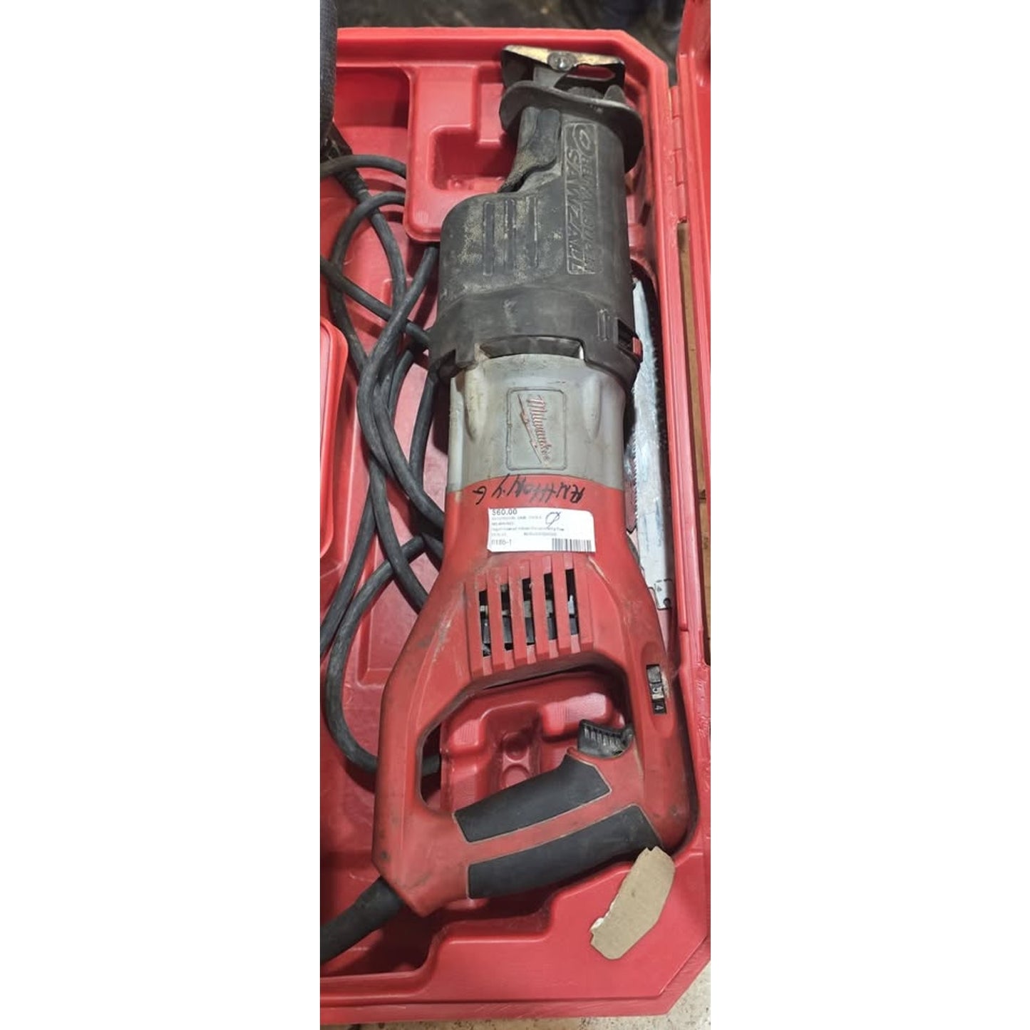 Assorted Corded Heavy Duty Sawzalls ($30 Each)