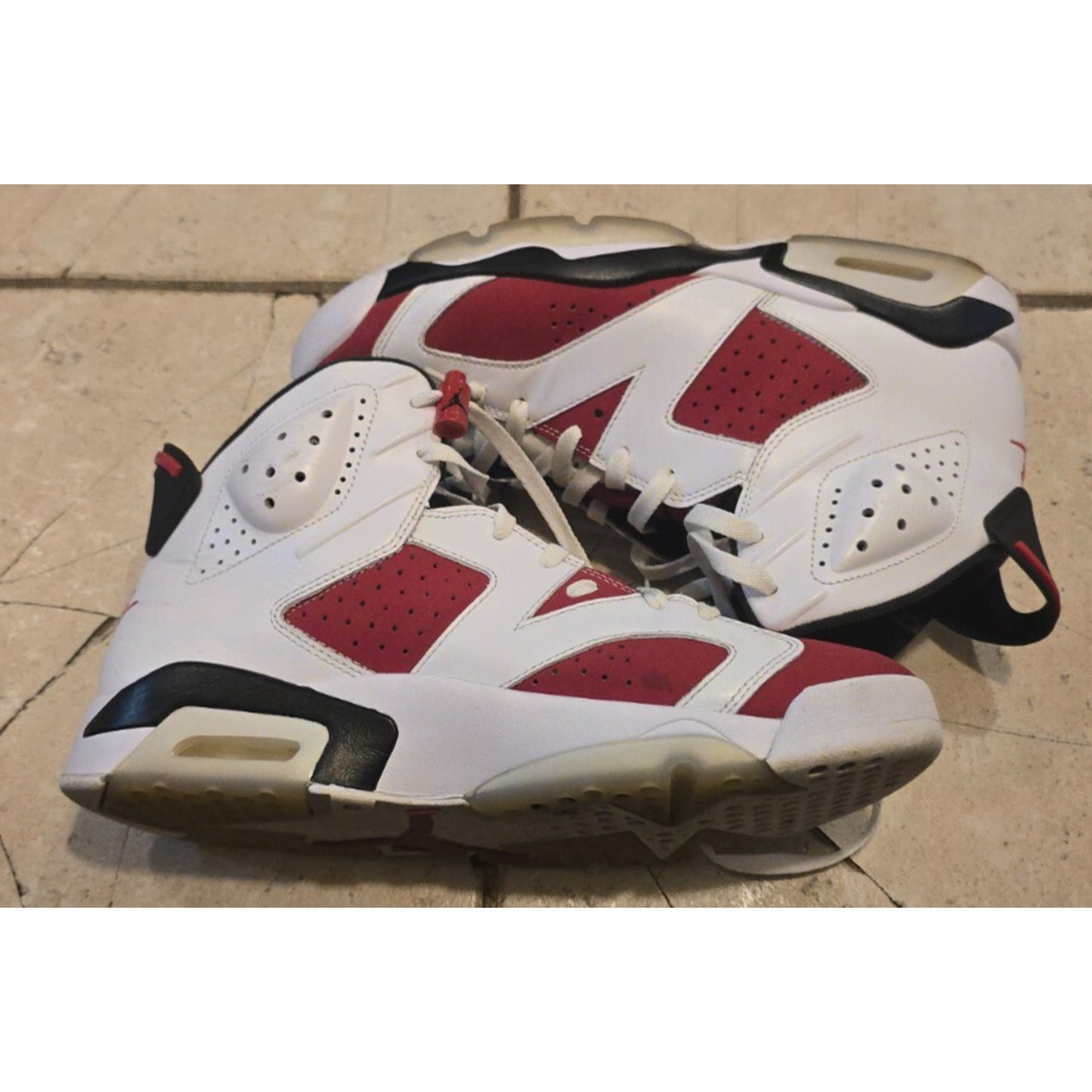 Men's Jordan 6 Retro OG Mid ‘Carmine’ ‘2021’ CT8529-106 Pre Owned - Size 11