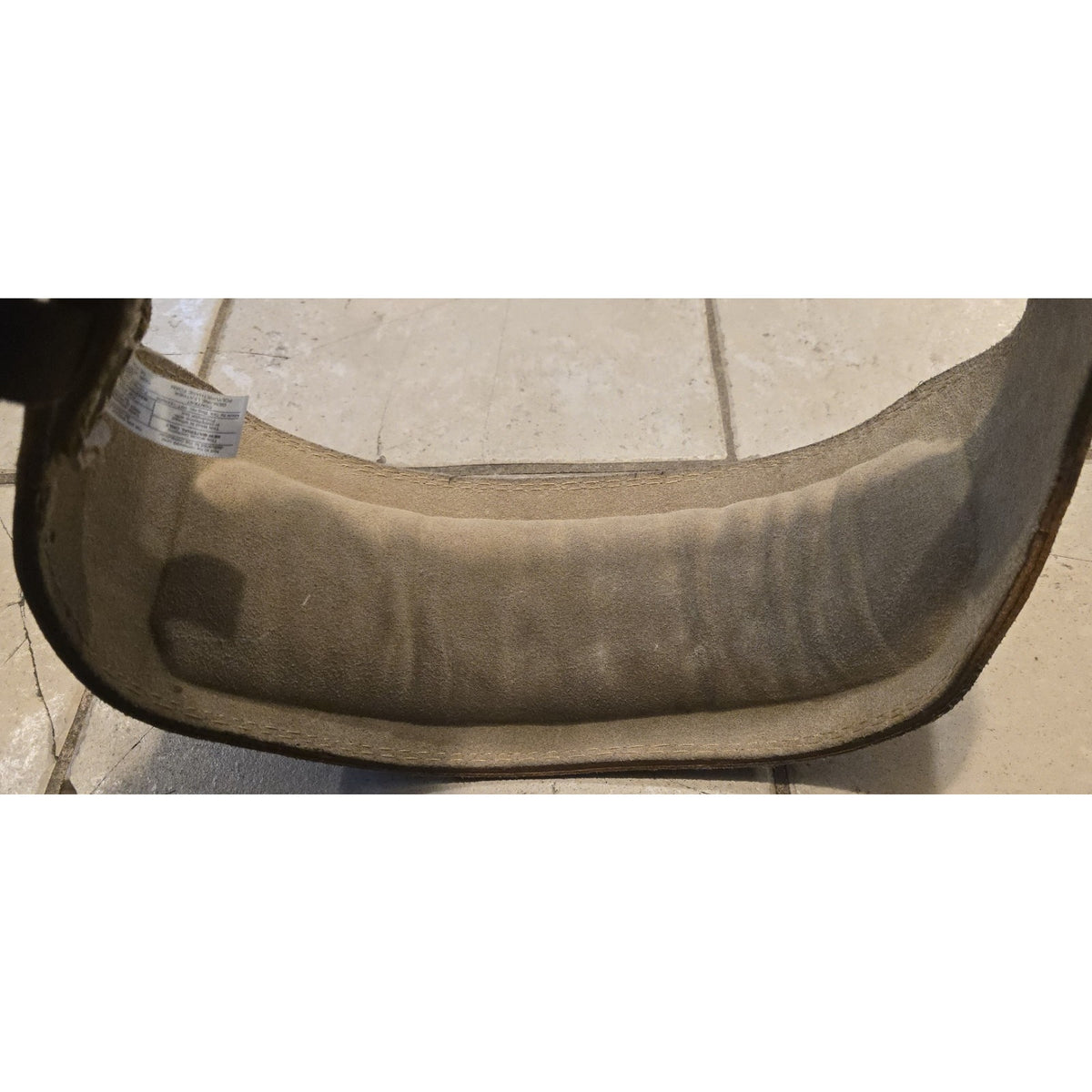 Harbinger 6" Padded Leather Weight Lifting Belt