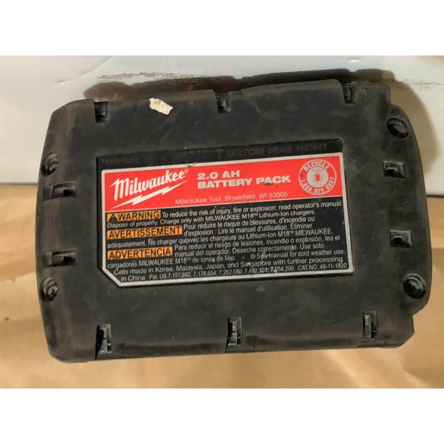 Milwaukee 2606-20 M18 Compact 1/2" Drill Driver + 2.0Ah Battery & Charger