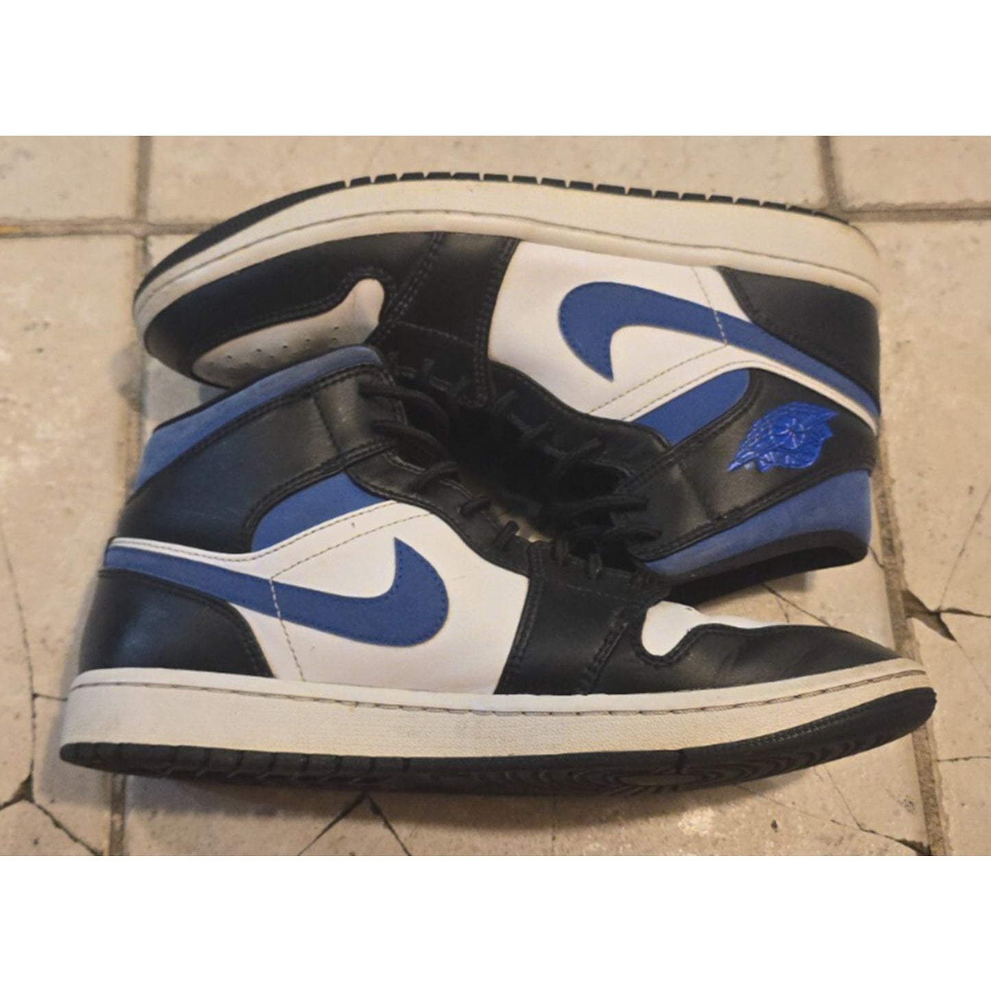 Air Jordan 1 Retro High OG – White/Racer Blue/Black – Size 9M