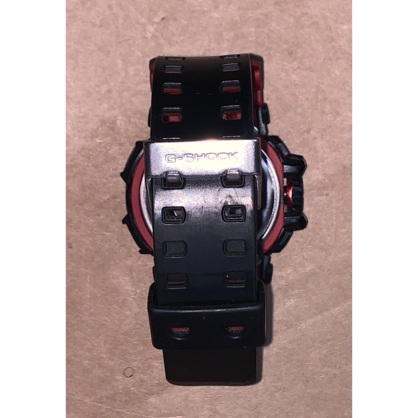Casio Men's G-Shock Black Red Super Illuminator Analog Digital Watch GA400HR-1A