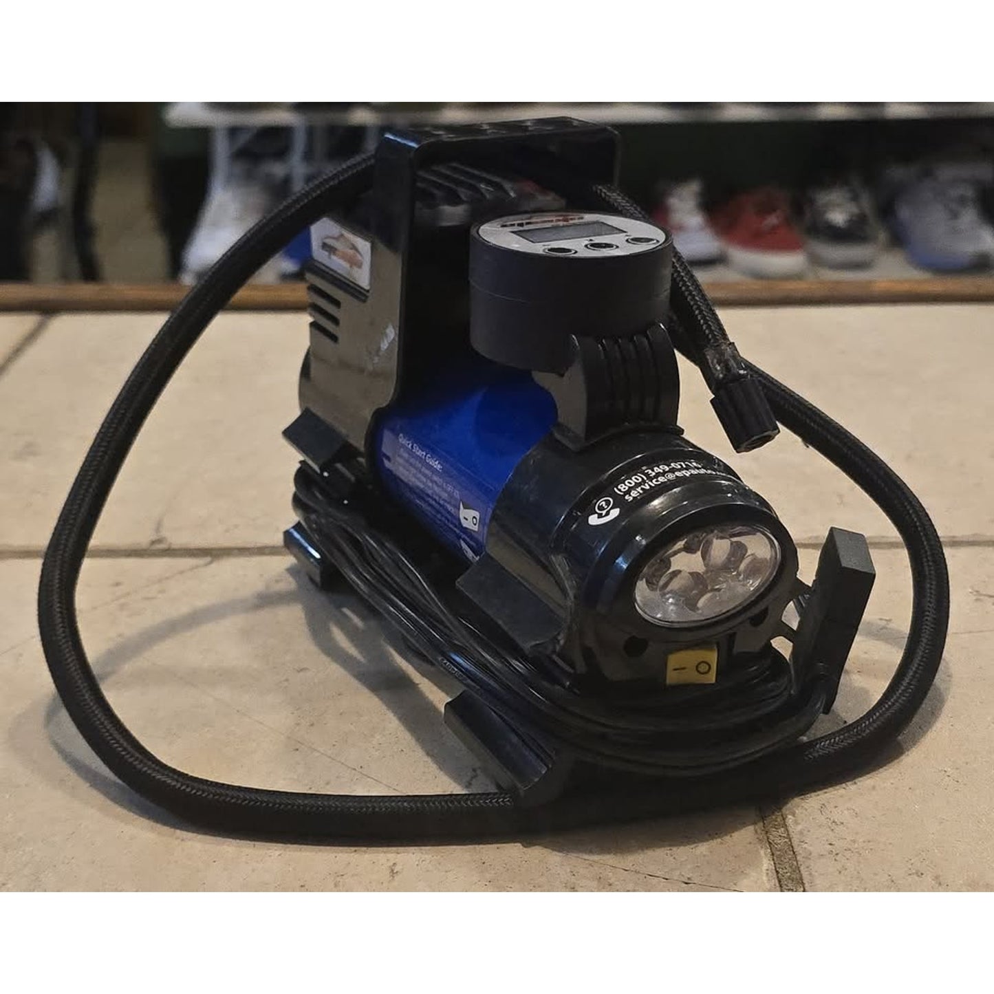EPAUTO 12V DC Portable Air Compressor Pump