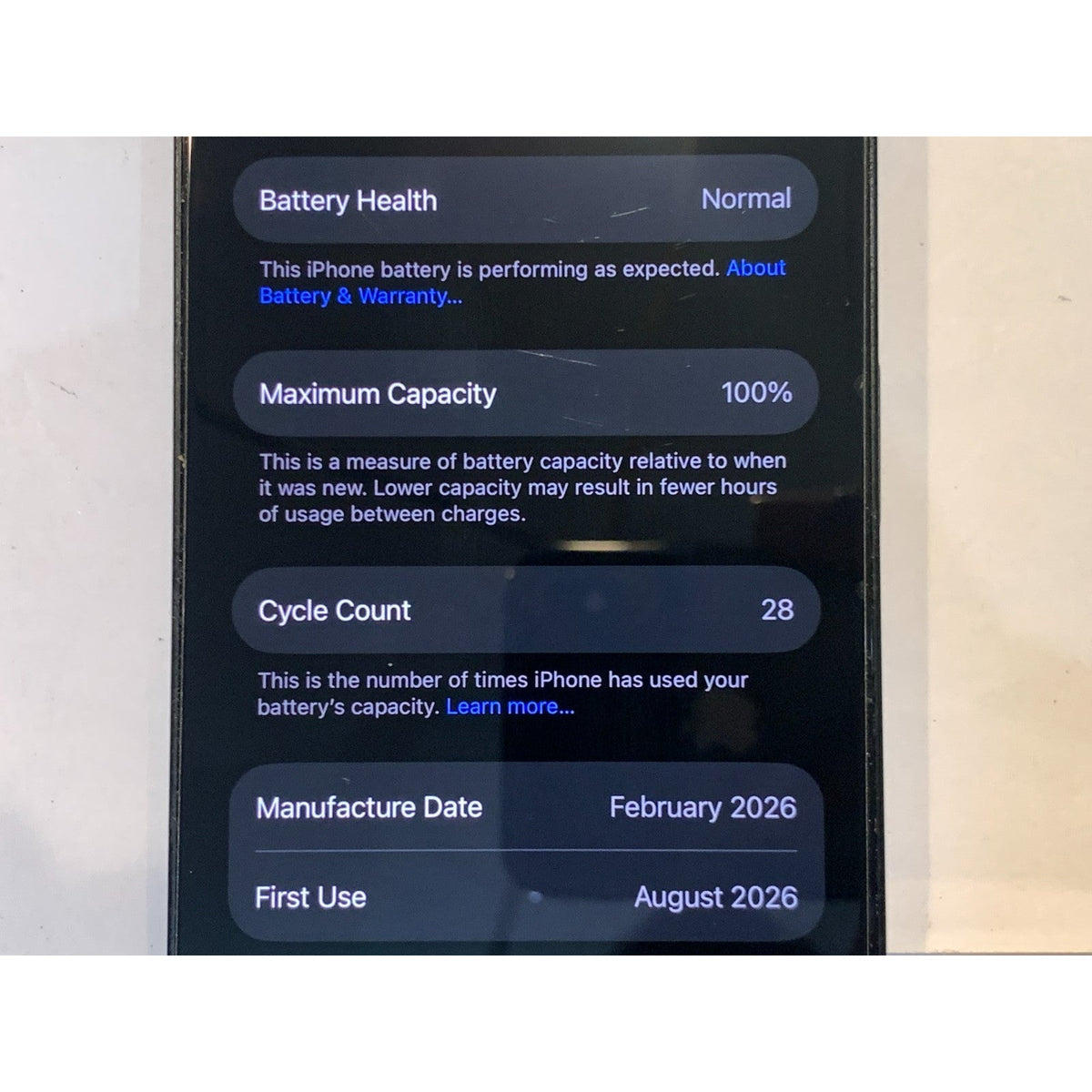 Apple iPhone 16e 128GB Black Cricket Wireless MD0D4LL/A