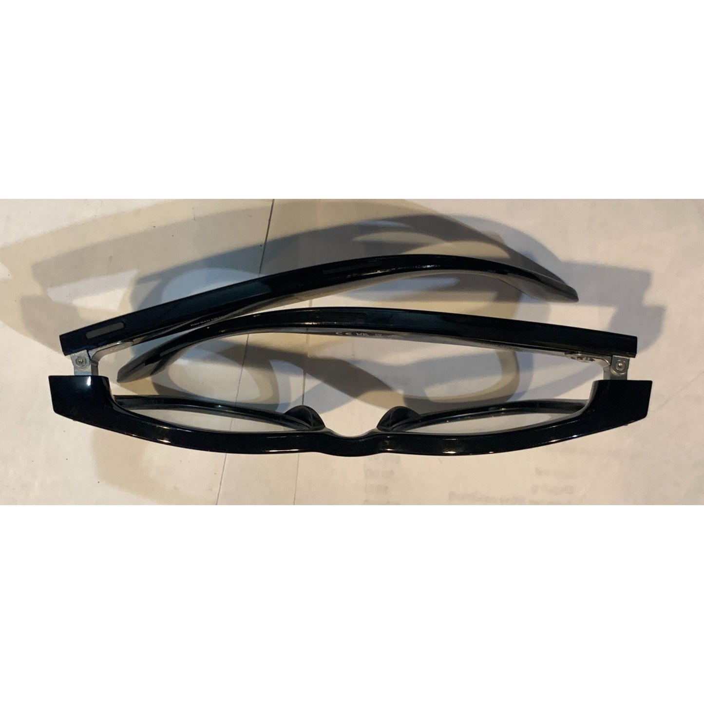 Ray-Ban Meta Skyler glasses with Meta AI Transitions Blue Lenses Shiny Black
