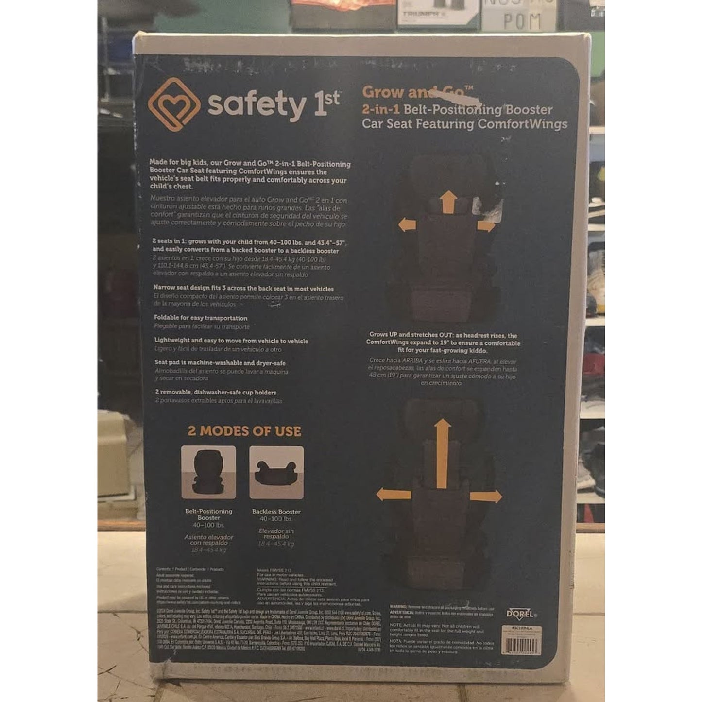 Safety 1st Grow & Go 2-in-1 Belt Position Booster