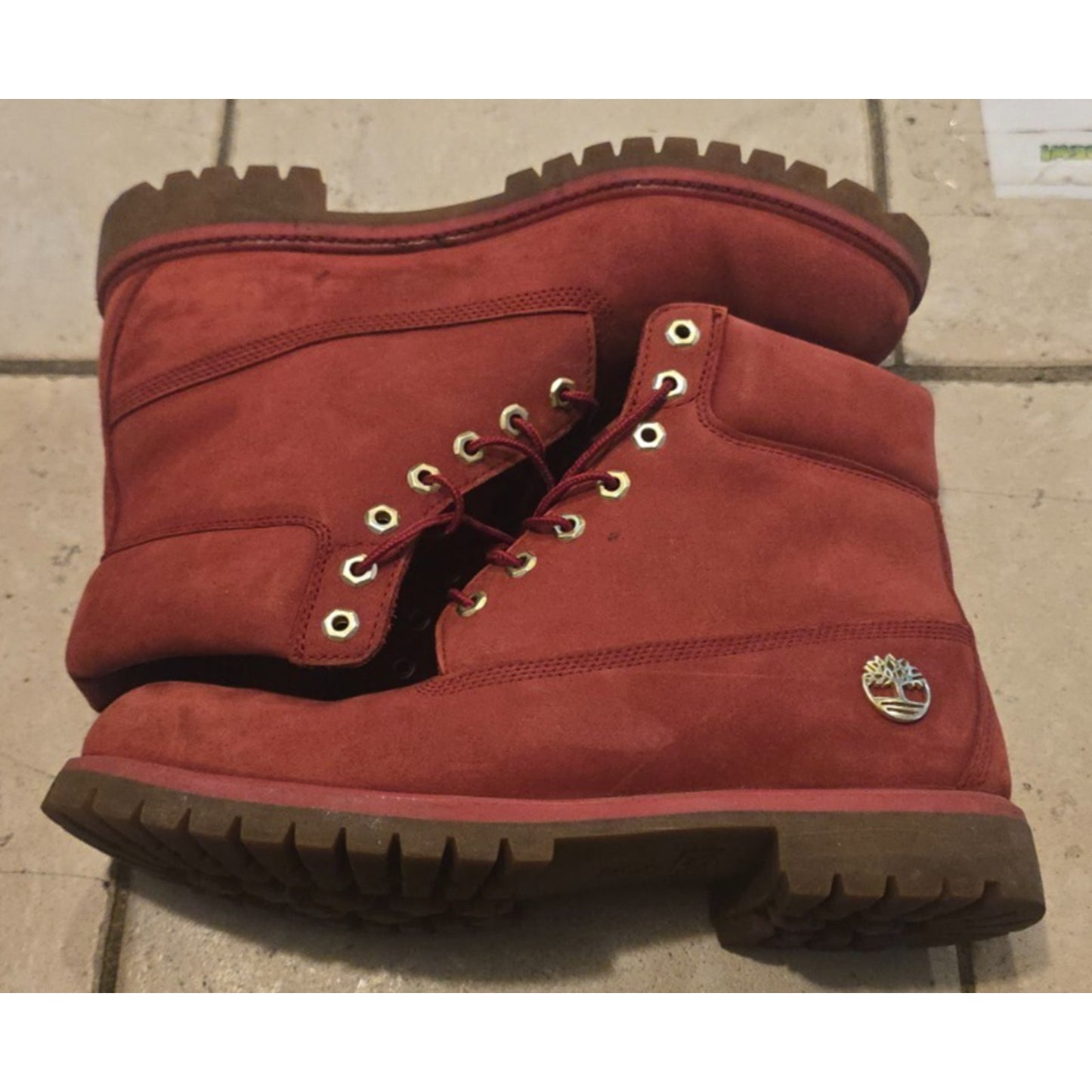 Timberland A1JLT A1740 Limited Edition Red 6" Waterproof Boots / 12M /