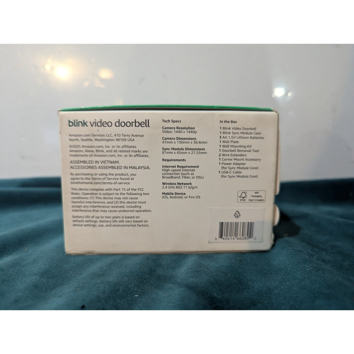 Blink Video Doorbell White