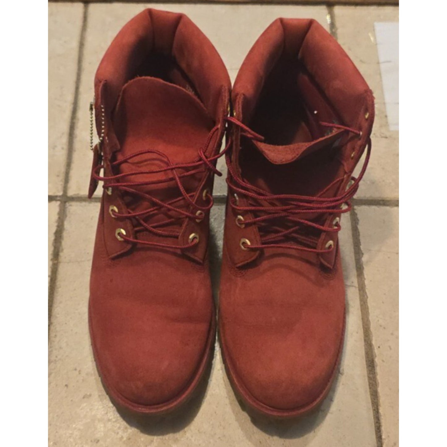 Timberland A1JLT A1740 Limited Edition Red 6" Waterproof Boots / 12M /