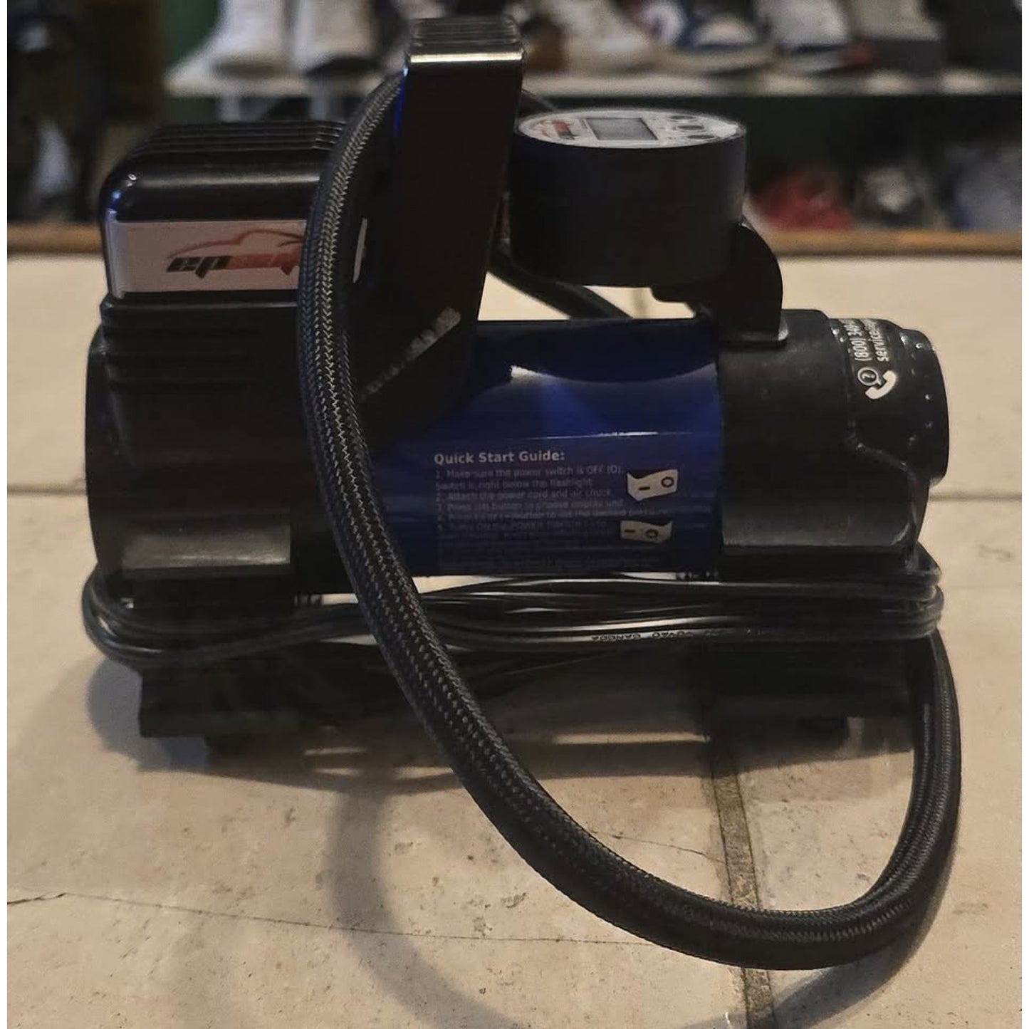 EPAUTO 12V DC Portable Air Compressor Pump