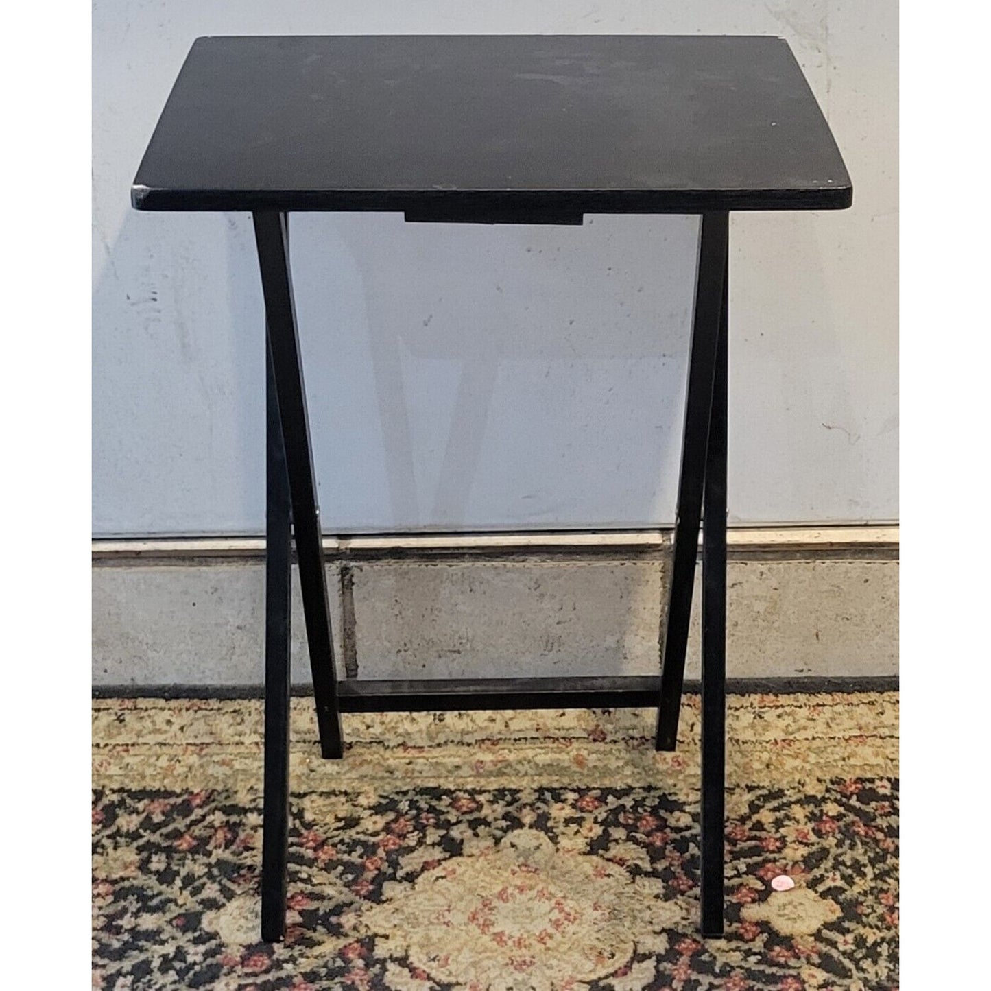 Plastic Development Group TV Snack Tray Folding Table Desk Stand, Black (LOCAL)