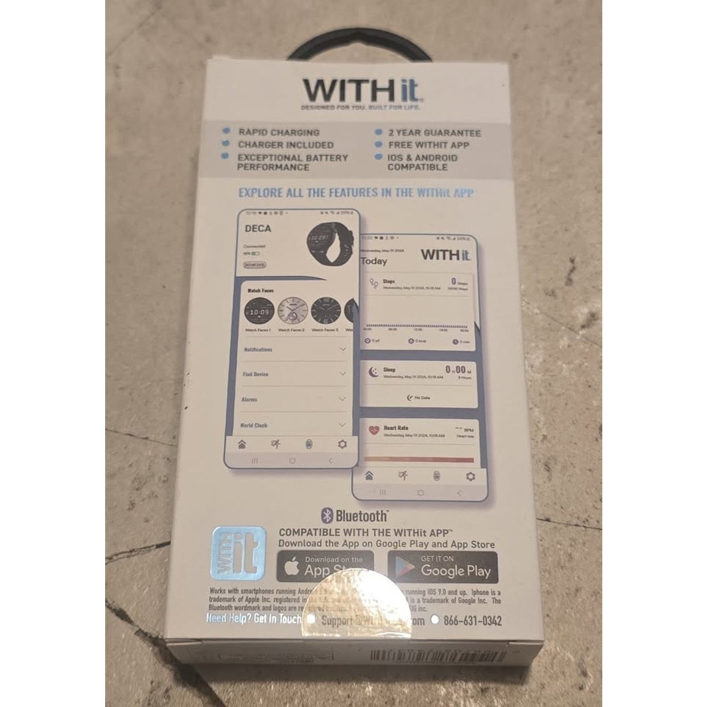 Withit AMOLED Touchscreen Smart Watch