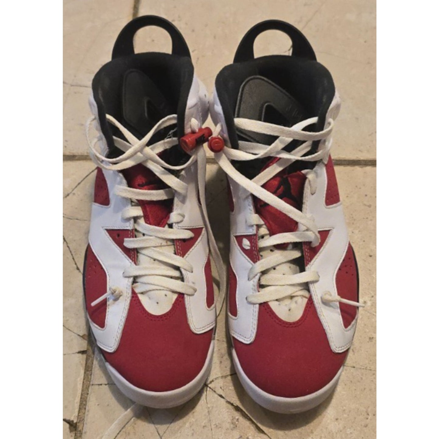 Men's Jordan 6 Retro OG Mid ‘Carmine’ ‘2021’ CT8529-106 Pre Owned - Size 11