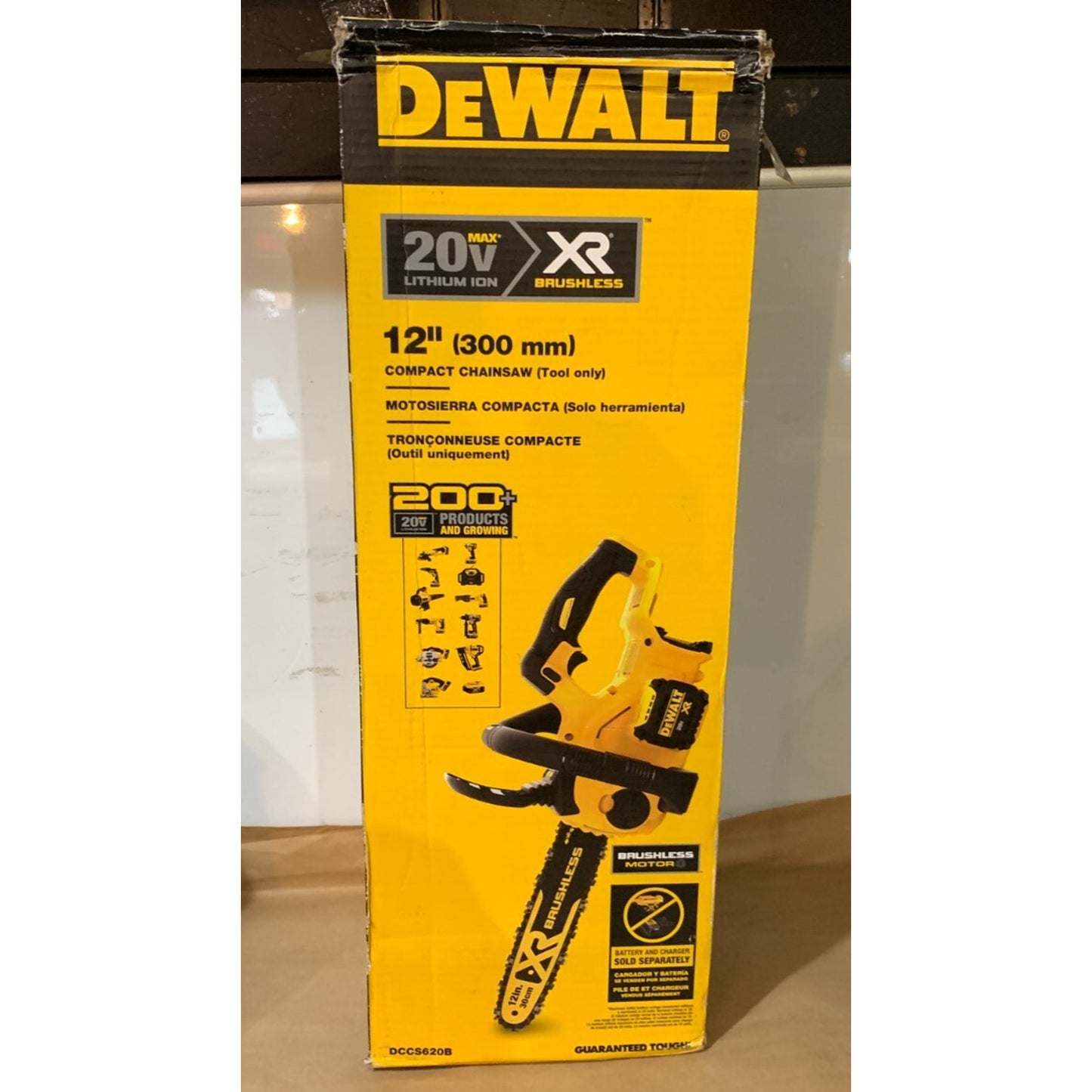 DEWALT DCCS620B 20V MAX 12in. Brushless Battery Powered Chainsaw (Tool Only)