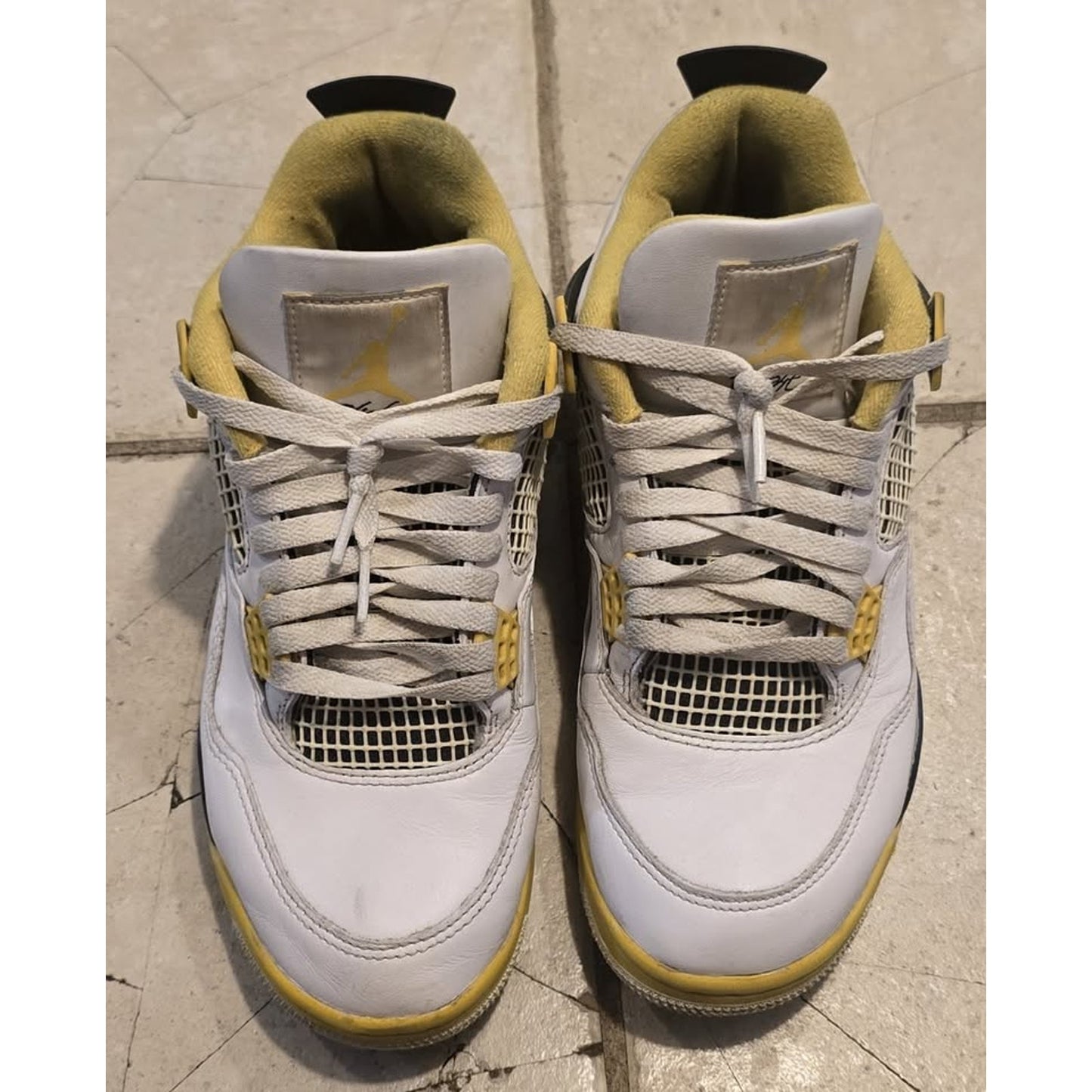 Nike Air Jordan 4 Retro "Vivid Sulfur" / AQ9129-101 / 8W /