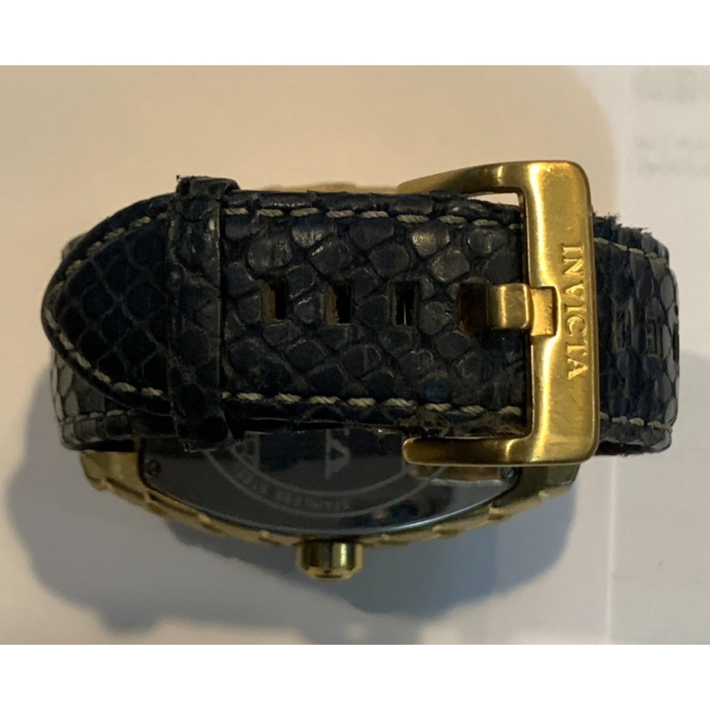 Invicta Venom Cobra Swiss Movement Quartz 28497 Mens Leather