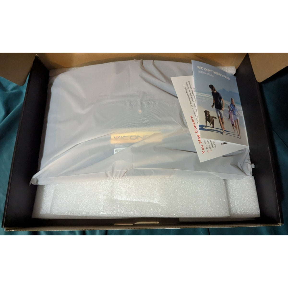 Viconor Red Light Therapy for Face Red Light Therapy Lamp Back Device