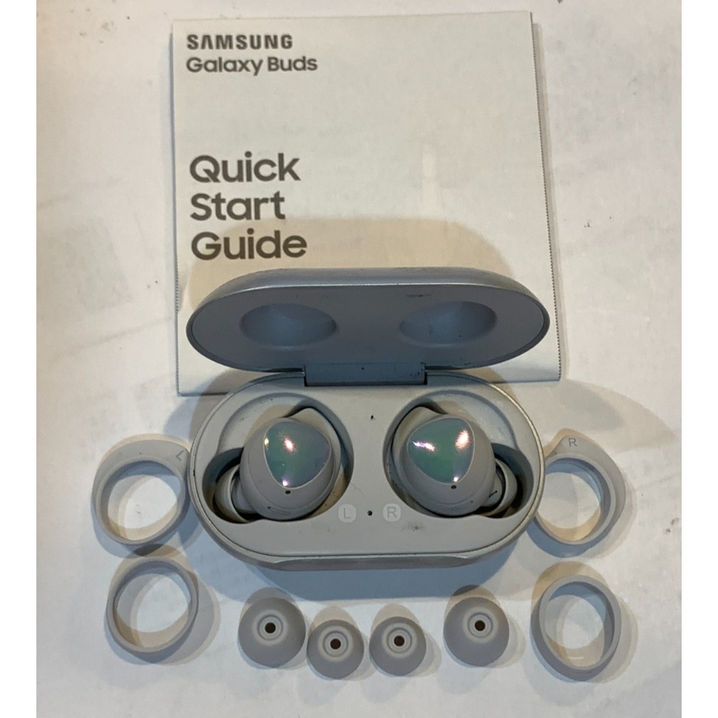 Samsung AKG Galaxy Buds Wireless In-Ear Headset - Silver- Aurora