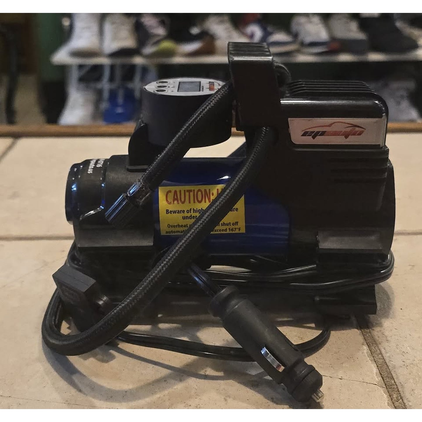 EPAUTO 12V DC Portable Air Compressor Pump