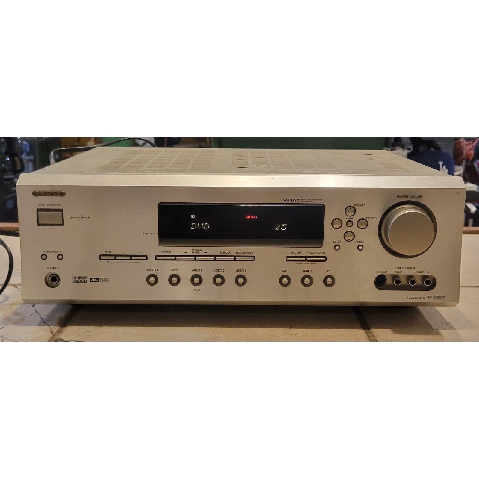 Onkyo Digital AV Home Theater Receiver TXSR502 6.1 Ch 120 Watt DTS Do
