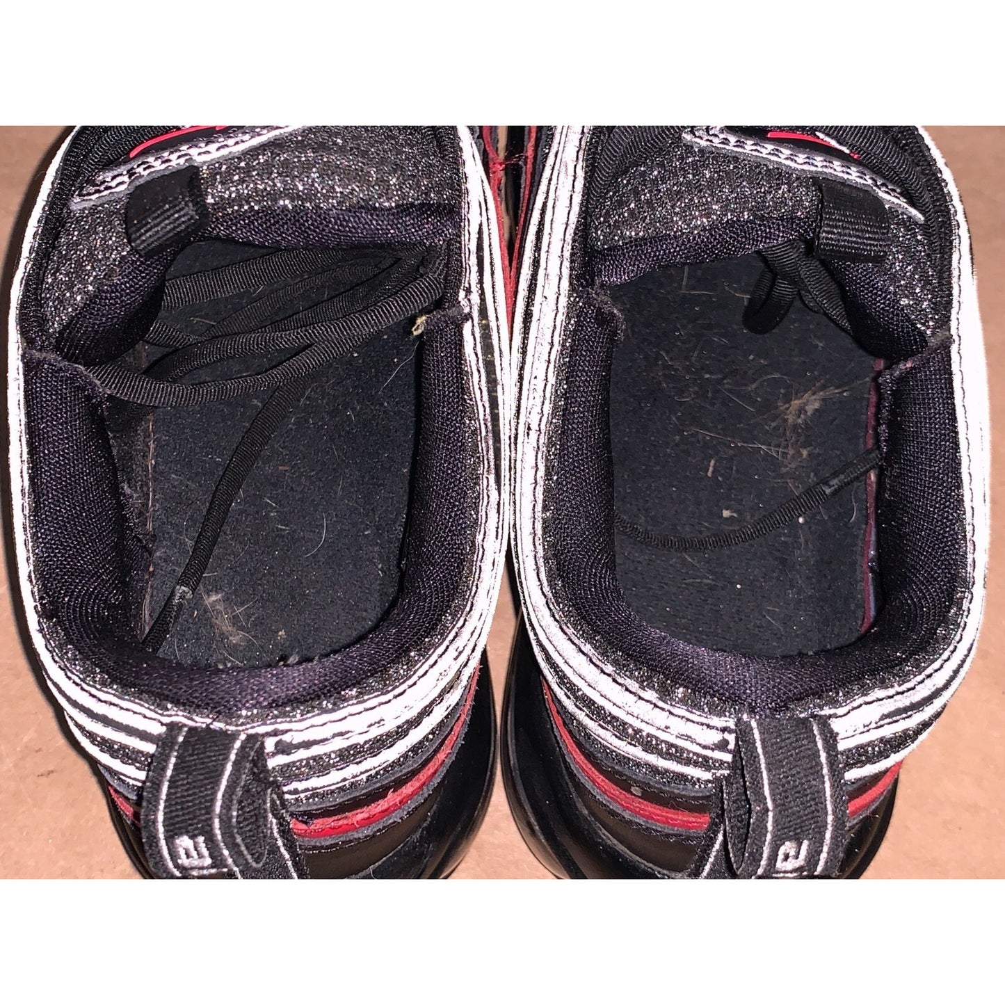 Nike Air Max 97 Valentines Day Black Red Womens Size 8 Running Shoes CU9990-001