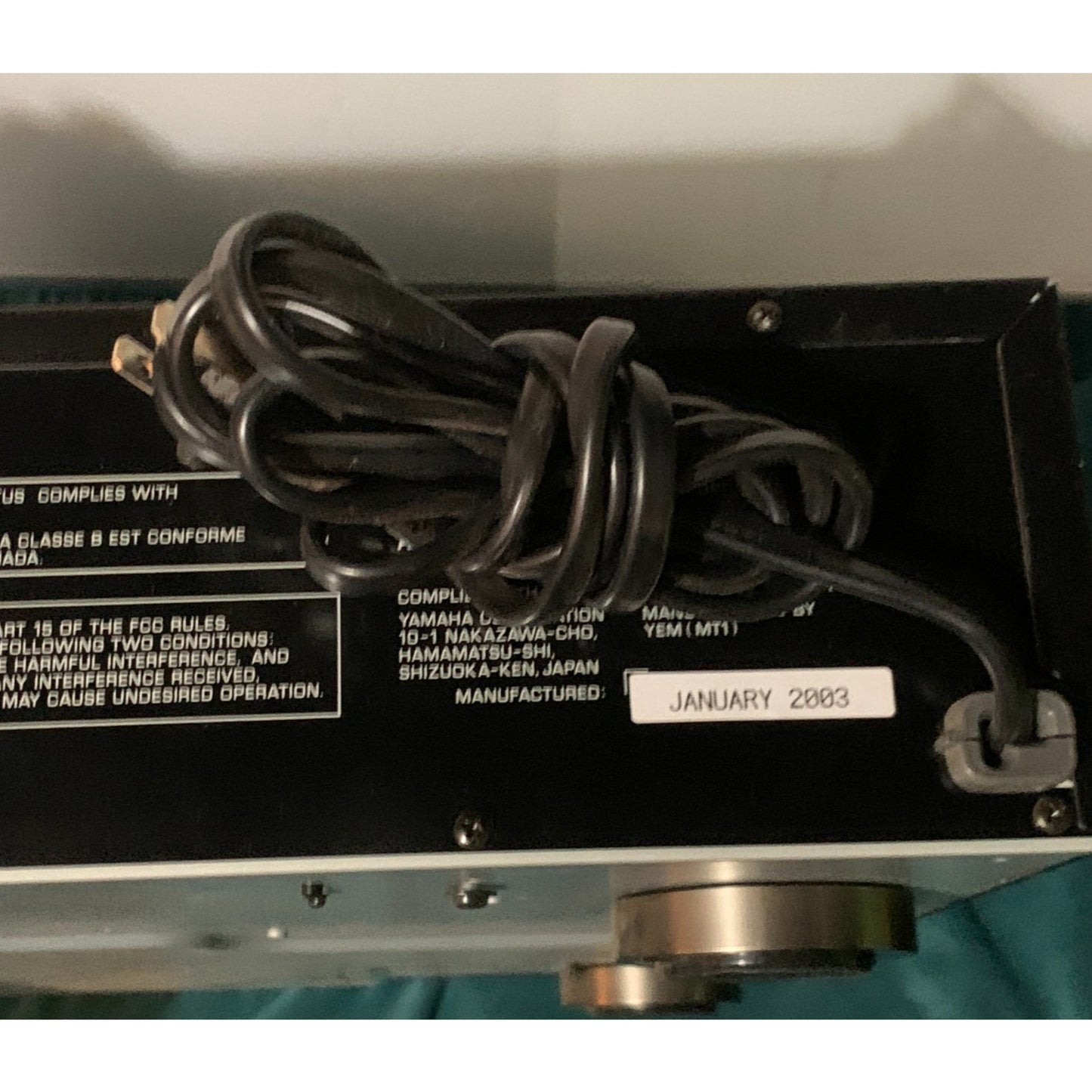 Yamaha CDC-585 Natural Sound Compact Disc 5 CD Player