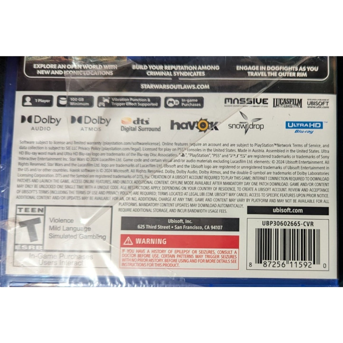 Star Wars Outlaws (PS5)