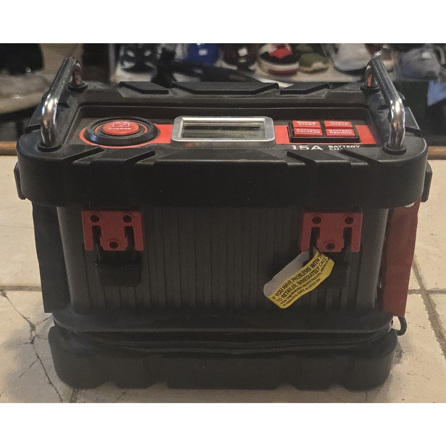 Vector BC15BV Bench Battery Charger & Maintainer 15 Amp 12V w/ 50A Engine Start