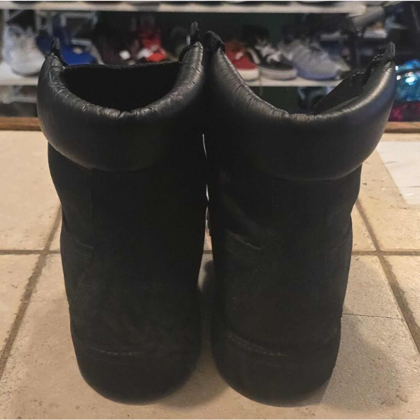 Timberland Premium 6 inch Black Nubuck Waterproof Insulated Boots / 12M /