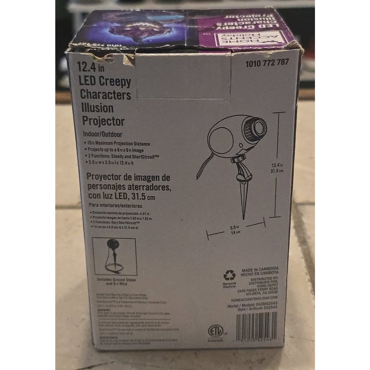 Homedecor Creepy Characters Illusions Projector