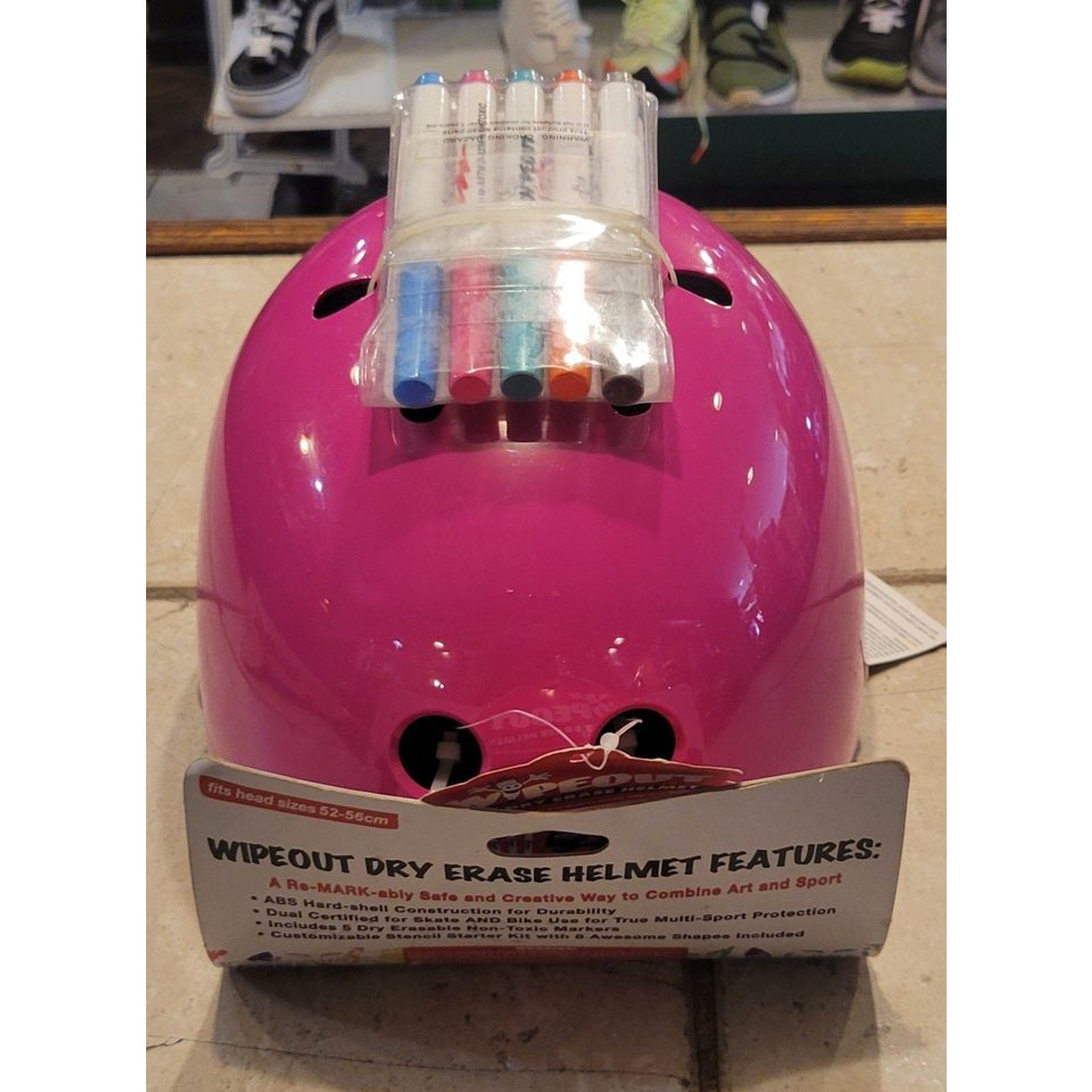Wipeout Dry Erase Helmet Wolfpack Trading