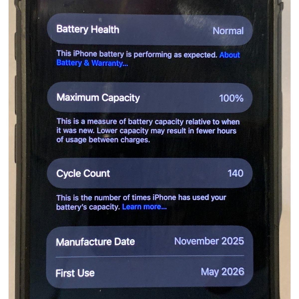 Apple iPhone 16 128GB - Black (Verizon ) Smartphone
