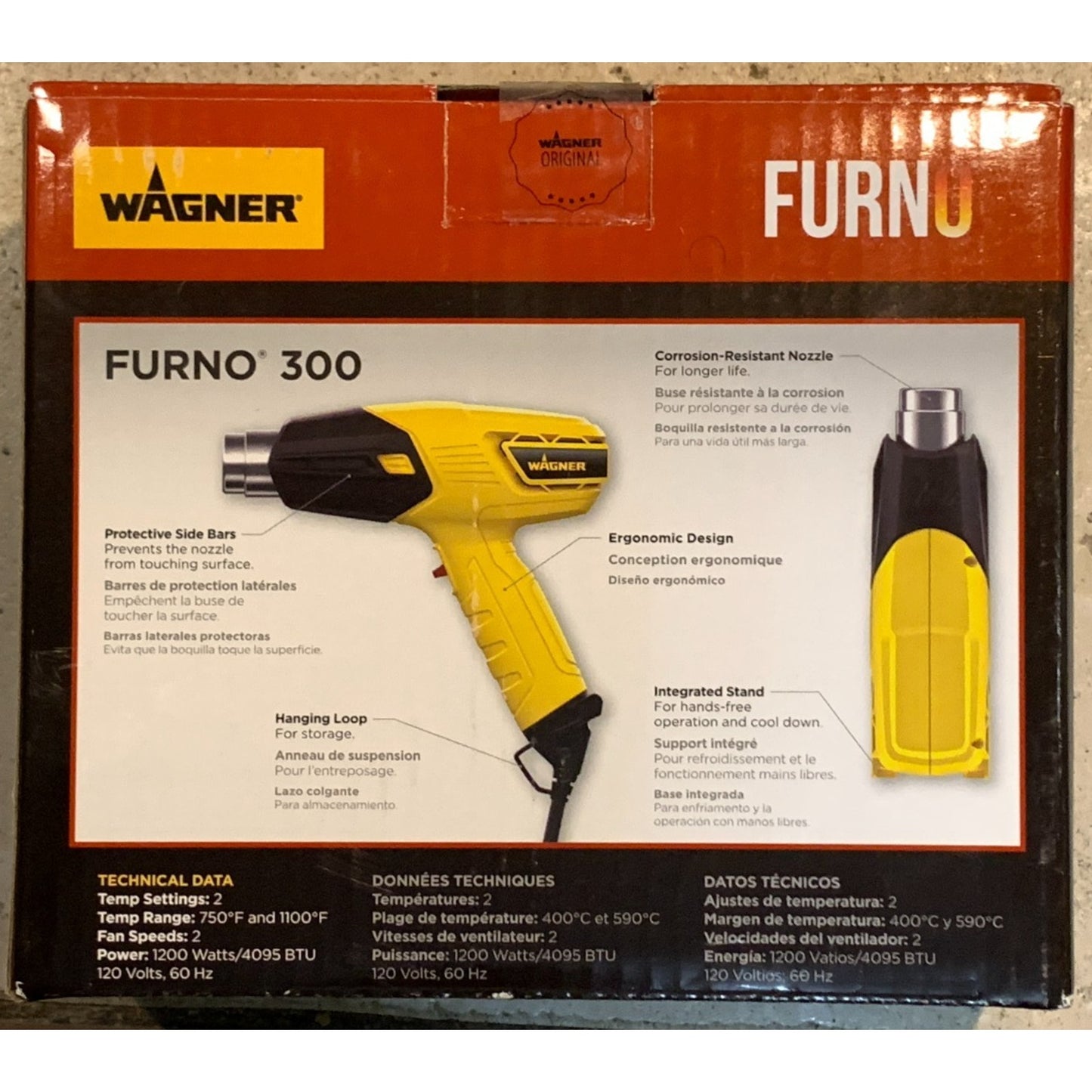 Wagner Dual-Temp Heat Gun Furno 300