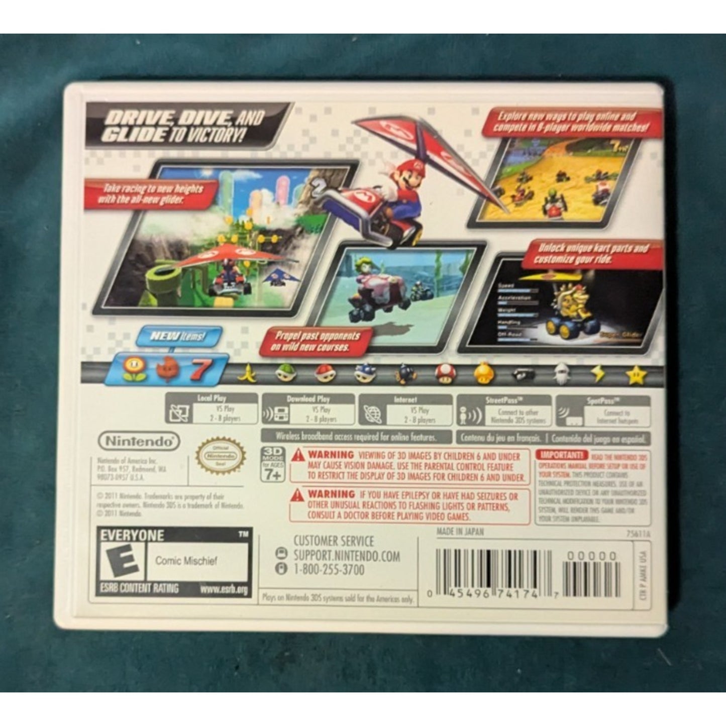 Mario Kart 7 3DS