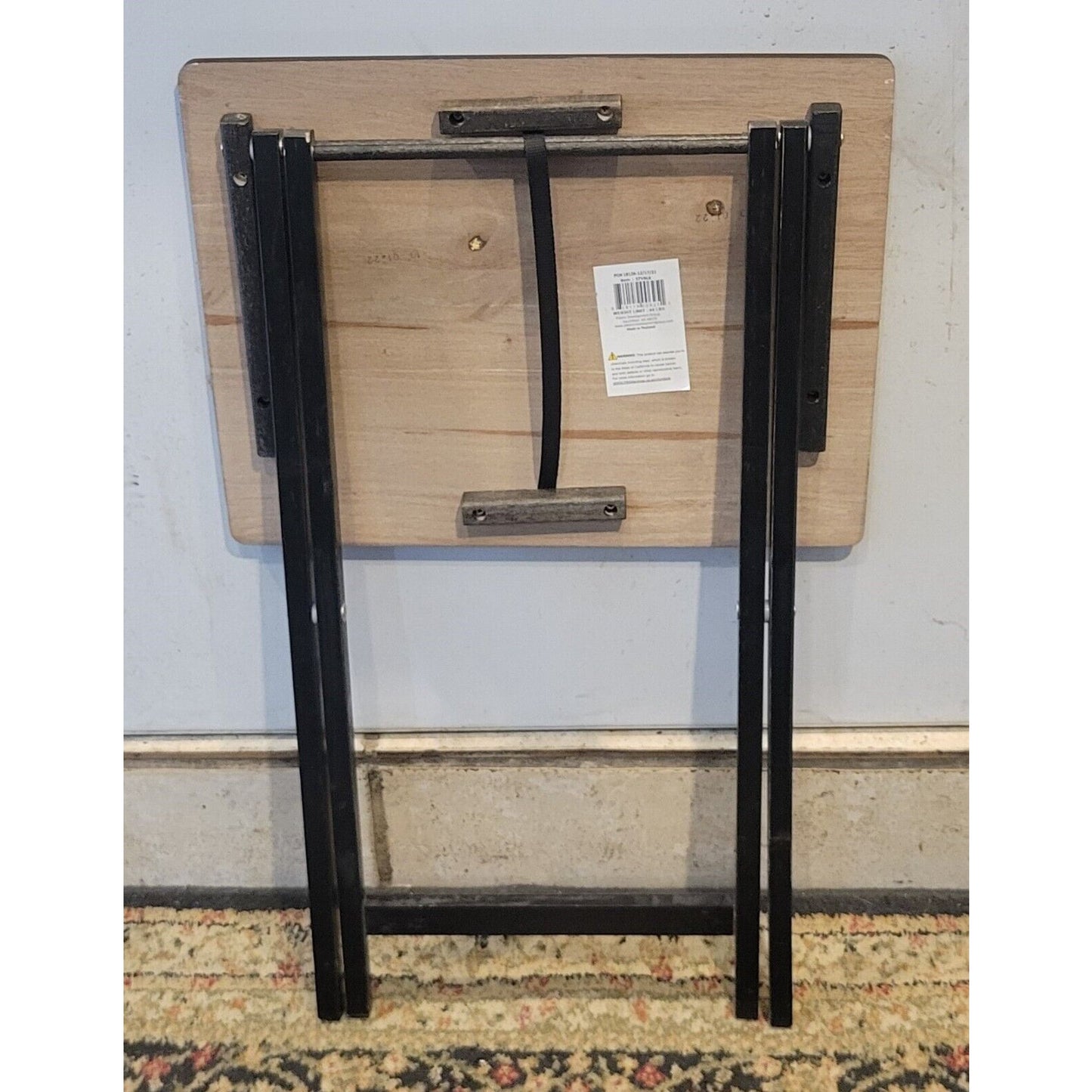 Plastic Development Group TV Snack Tray Folding Table Desk Stand, Black (LOCAL)