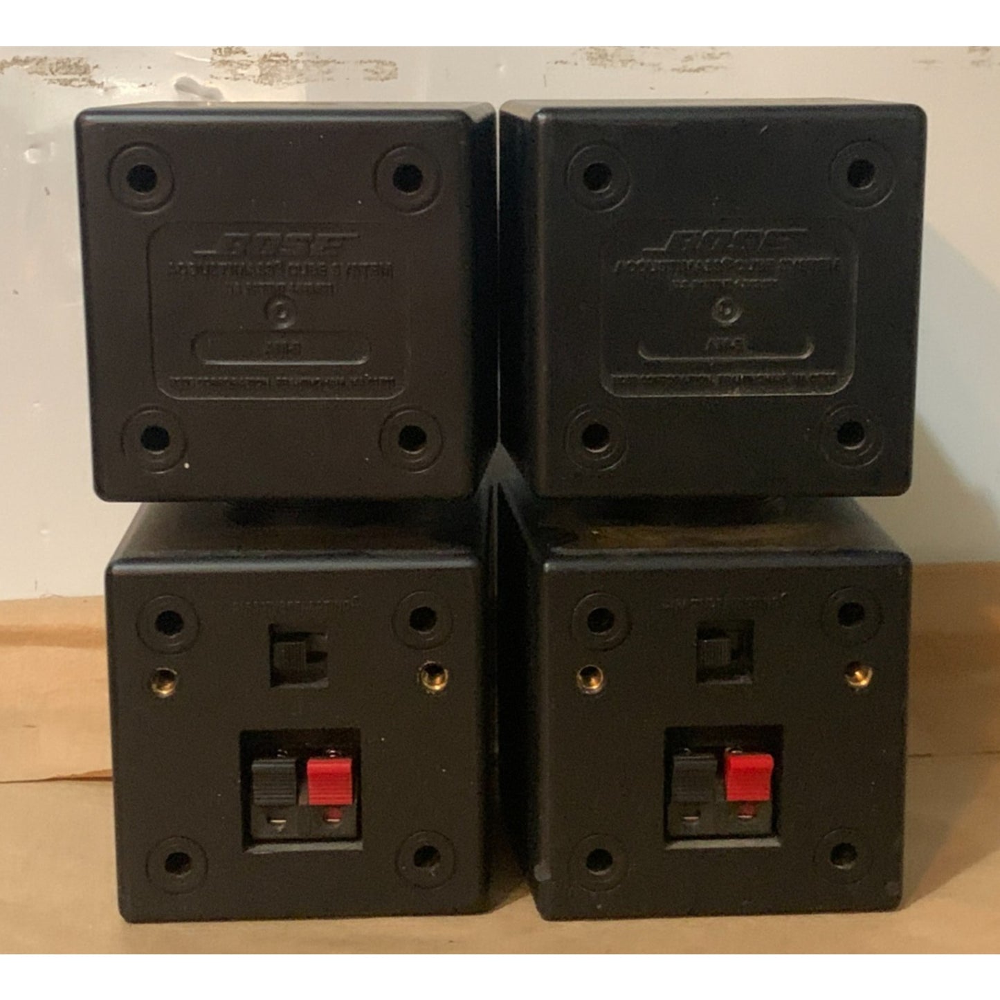 Bose AM-5 Acoustimass Double Cube System Direct Reflect Speakers Pair